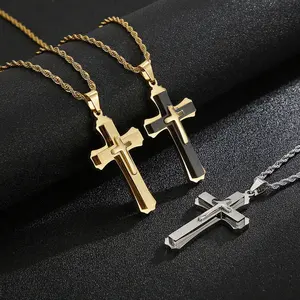 Customized Cross Shape Stainless Steel Pendant