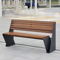 Banc-jardinière décoratif en acier inoxydable pour espaces publics, design moderne, pour parcs extérieurs, jardinières longues, hôpitaux, centres commerciaux