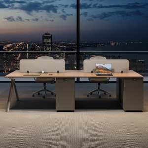 Postazioni di lavoro moderne mobili per ufficio mobili da ufficio Design moderno scrivania da ufficio Pc tavolo e sedia Set - Product Image 2