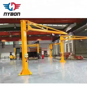 Widely Warehouse Fixed Floor Column-Mounted Electric Slewing 5 Ton Cantilever Jib Crane