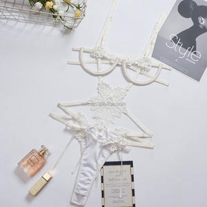 SacKnove S185 Nouvelle lingerie, vendeur de lingerie, dentelle ajourée, une pièce, fleur, extrêmement sexy, <span class=keywords><strong>nuisette</strong></span> pour femmes, lingerie mature pour femmes - Product Image 2