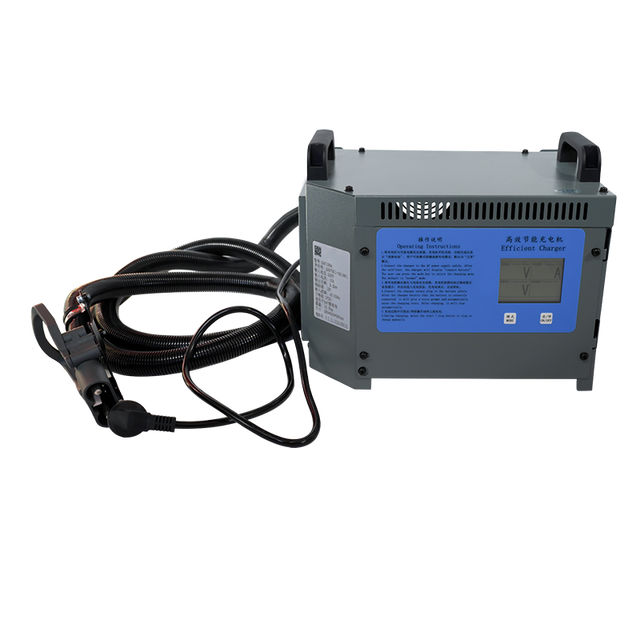 24V 100A Lithium Battery Charger High Frequency Smart Charger with UMA 160A Connector for Electric Forklift Pallet Truck