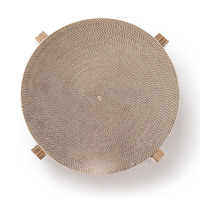 Lit grattoir pour chat en carton ondulé rond, avec base amovible, vente en gros OEM/ODM