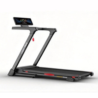 Caminadora Eléctrica Plegable Multifuncional para el Hogar, Inclinación del 15%, Plataforma de Correr con Absorción de Impactos, Monitor LED, Seguimiento de Frecuencia Cardíaca, 100 kg