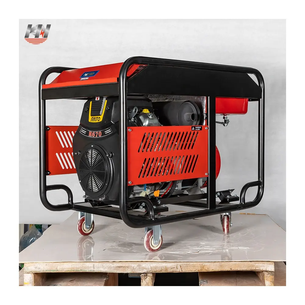 Portable 20kVA Power Three Phase AVR Petrol Genset for Home / 20kW Electric Gasoline Single Phase Price 20 kVA Generator Set