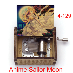 Carillon Personalizzato Sailor Moon, Canzone della Luna in Legno Vintage, Mini Carillon Fai-da-Te a Manovella per Bambini, Regalo Musicale 4 - Product Image 3