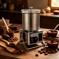 Machine professionnelle de broyage du chocolat, machine à raffiner les fèves de cacao pour la fabrication de pâte de chocolat onctueuse et de liqueur de cacao