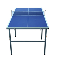 Table de tennis de table de taille moyenne de 6 pieds, pliable et portable, ensemble de table de ping-pong pour jeux en intérieur et en extérieur avec filet