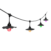 Luces LED RGBW para Exteriores, DC24 36V UCS2905 IP65, Bombillas LED Impermeables, Guirnalda de Luces Comercial para Decoración de Jardín y Fiestas