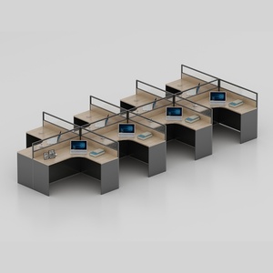 เฟอร์นิเจอร์สำนักงาน MIGE ตู้สำนักงานไม้กระจก โต๊ะทำงาน - Product Image 2