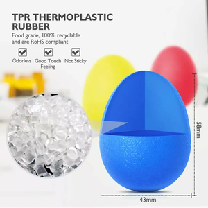 Tre esercizi per la terapia della forza esercizi per i muscoli delle mani pinza per palline Gel morbido <span class=keywords><strong>a</strong></span> forma di uovo palla per l'allenamento della forza delle mani e delle dita - Product Image 4