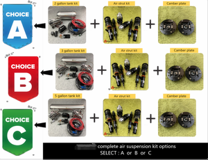 Pour HONDA ACCORD CL7/8/9 (2002~2007) / Kit de suspension pneumatique / Amortisseur pneumatique / Suspension pneumatique - Product Image 3