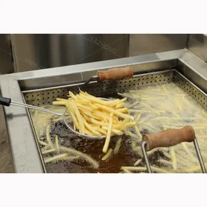 Electric Or Gas Heating Automatic Fried Onion Ring Fryer Frying Machine