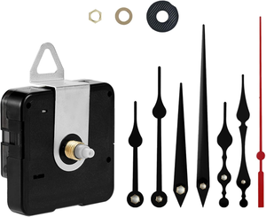 5168 Modern Sweep <strong>Clock</strong> Mechanism <strong>Kit</strong> Replacement 3 Pairs <strong>Clock</strong> Hands AA Battery DIY Repair Parts Quartz Plastic Movement - Product Image 1