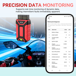 Herramienta de Diagnóstico para Motocicletas JDiag M10 Especial para BMW, Lector de Códigos de Sistema Completo y Escáner de Diagnóstico, Compatible con Aplicaciones Móviles IOS/<span class=keywords><strong>Android</strong></span> - Product Image 4