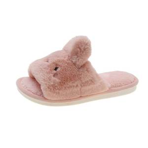 Wholesale New Features TPR Sole Cartoon Slippers Plush Lining Flat Sole Fashion slippers With Wholesale High Quality - Product Image 6