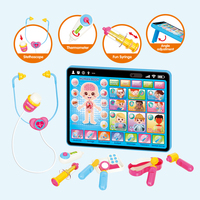 Tablette éducative pour les jeunes enfants, machine d'apprentissage et de jeu d'imitation, jouets de docteur
