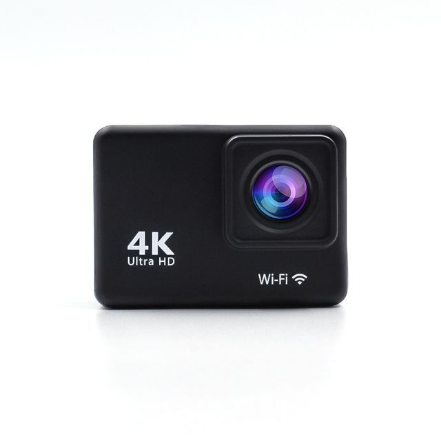 New 4K High-Definition 170 Wide-Angle Waterproof Sports Camera 2.0" Screen 1050mAh Battery MicroSD Storage 30m Water Resistance