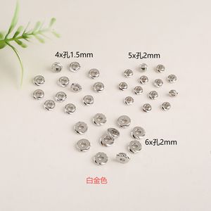 Perles facettées en forme de roue plaquées or, 6mm, perles espacées, pour la fabrication de bijoux, bracelets, colliers, accessoires, DIY - Product Image 4