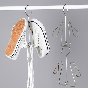 Stainless Steel Shoe Hooks 3 Pack 5 Pack Durable Multi Functional Shoe Drying Rack For Indoor Outdoor Use - Product Image 2