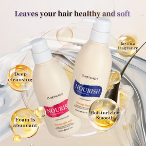 Cuidado del cabello Aceite de coco orgánico Queratina Colágeno Champú y acondicionador para el cabello - Product Image 5