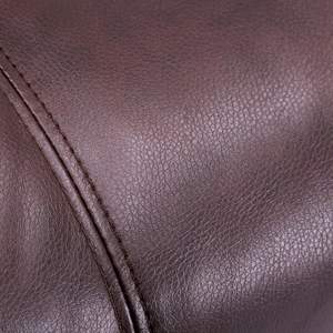 أفضل كرسي استرخاء ذكي بضاغط هوائي لغرفة المعيشة، أريكة تدليك من الجلد البني الداكن قابلة للإمالة - Product Image 6