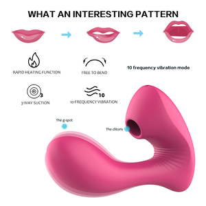 <b>Wearable</b> Clitoral <b>Vibrator</b> Two Color Optional Pink And Purple Adult Stimulation Device Sex Toy for Female - Product Image 2