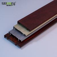 Plinthe décorative moderne en métal pour sol et mur, profilé de bordure en aluminium