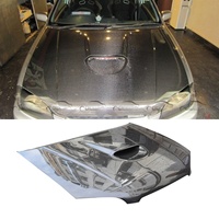 Nouveau capot en fibre de carbone style M pour Starlet Glanza EP91, finition polie, fixation par vis avec vis incluses, 1996-1999