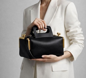 Hochwertige Retro PU-Kissen-Tasche mit Beidseitiger Verschlusschnalle Modische Leicht-Luxus Damen Einriemen-Bürohandtasche - Product Image 6