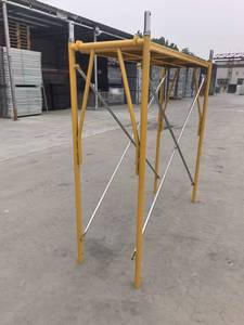 Torre de Andamio Móvil con Estructura en H de Acero Q235B, Juego de Andamios que Cumple con <span class=keywords><strong>la</strong></span> Norma SANS <span class=keywords><strong>para</strong></span> Construcción y Minería en Sudáfrica - Product Image 3