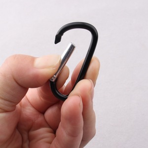 Mousqueton en alliage d'aluminium en forme de D, capacité de charge de 5 kg, crochet à dégagement rapide pour l'extérieur, multifonctionnel, clip pour bouteille d'eau pour sac à dos - Product Image 1