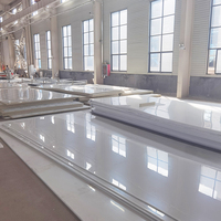 Vente en gros d'usine, feuilles de polyéthylène HDPE PE personnalisables, multicolores et de différentes tailles, feuilles de plastique durables