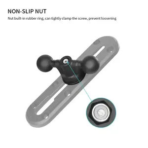 Bracket Đầu Dò Cá Finder GPS Marine cup chủ 1 inch đôi bóng núi theo dõi t Bolt Adapter Kayak núi hành động máy ảnh - Product Image 5