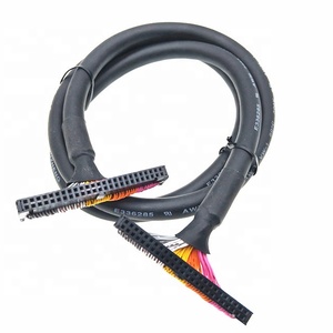 สายเคเบิลริบบิ้นแบบแบนป้องกันสัญญาณรบกวนชนิดกลม 300V 2464 28awg 50 พิน พร้อมหัวต่อ IDC สำหรับชิ้นส่วนต่างๆ - Product Image 3