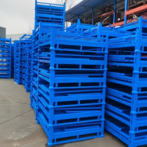 Étagère empilable en acier Q235 Manurack, étagère de stockage robuste pour entrepôt avec rails latéraux, étagère industrielle en métal, capacité 500 kg - Product Image 4