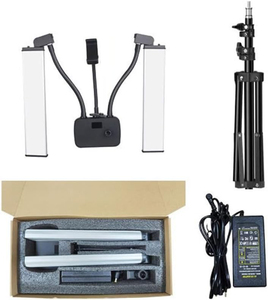 Ánh sáng cánh tay kép với chân máy đứng trang điểm phát trực tiếp Youtube vlog video nhiếp ảnh ánh sáng lông mi hình xăm có thể gập lại - Product Image 4