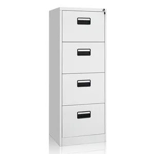 Office Steel Storage File Cabinet 4 Drawer Vertical Office Furniture Metal 4 Drawer Filing Steel Cabinet