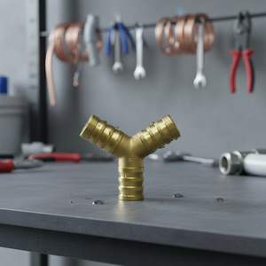 Raccords de tuyauterie en laiton, raccords en forme de pagode, tubes, croisillon égal à 3 voies, raccord pour tuyau à carburant, raccord pour eau/pneumatique - Product Image 4