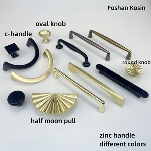 New Design Luxury Fittings Zinc Alloy <strong>Bedroom</strong> Cabinet <strong>Door</strong> Modern <strong>Bedroom</strong> Kitchen Furniture Cabinet Drawer Handle - Product Image 2