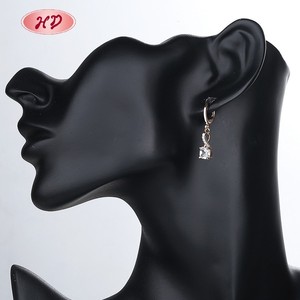 Joyería de Moda al por Mayor, MOQ <span class=keywords><strong>6</strong></span>, Conjuntos de Collar y Aretes de Oro de 18k con Circonita Blanca para Mujer/Unisex, Día de San Valentín, Oficina - Product Image 2