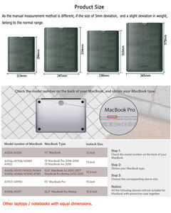 Air 11,6 сумки для ПК Защитный чехол высокой плотности из искусственной кожи 12 13 15 дюймов чехлы для ноутбука Macbook Air/ Pro Retina кожаный чехол для ноутбука - Product Image 5