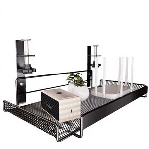 ถาดจัดระเบียบสาย<span class=keywords><strong>ไฟ</strong></span>ใต้โต๊ะ ไม่ต้องเจาะ สำหรับจัดเก็บสาย<span class=keywords><strong>ไฟ</strong></span> ปลั๊กพ่วง และสายแลนบนโต๊ะคอมพิวเตอร์ - Product Image 3