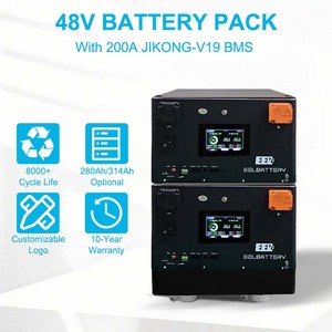 Paquete de Baterías Apilables Eel V6-pro 51.2V 17KWh con Celdas CATL 280 314ah, Sistema Completo de Almacenamiento de Energía Solar (Stock en la UE) - Product Image 2