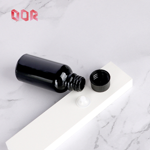 Flacon compte-gouttes en verre givré noir de 5 ml, 10 ml, 15 ml, 20 ml, 30 ml, 50 ml, 100 ml, flacon compte-gouttes pour huile noir mat, flacons d'huile d'olive, bouchons de sécurité - Product Image 4