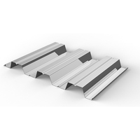 Plancher de coffrage métallique en béton nervuré Bondek II en acier