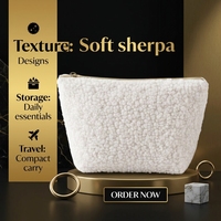 Pochette cosmétique mini Teddy Sherpa