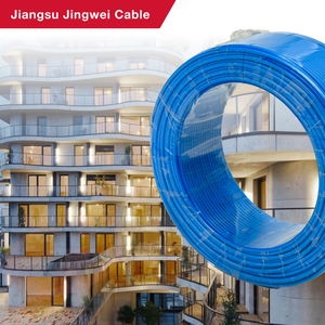 أسلاك كهربائية مرنة متعددة الأحجام 1.5 و<span class=keywords><strong>2</strong></span>.5 و4 و6 ملم، كابل نحاسي BV PVC ثنائي النواة 600 فولت، لفة بناء 100 متر - Product Image 6