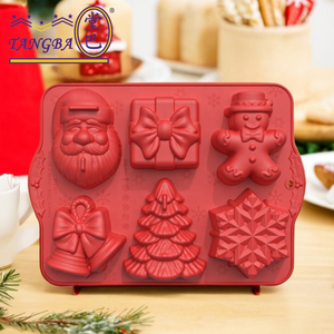 <span class=keywords><strong>Moule</strong></span> en <span class=keywords><strong>Silicone</strong></span> Série Noël Tangba, <span class=keywords><strong>Moule</strong></span> à Mousse, <span class=keywords><strong>Moule</strong></span> en <span class=keywords><strong>Silicone</strong></span> Arbre de Noël pour <span class=keywords><strong>Chocolat</strong></span>, Bougies et Gâteaux - Product Image 4