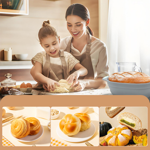 Linh Hoạt Có Thể Gập Lại Silicone Banneton Bánh Mì Chống Giỏ Hình Bầu Dục Sourdough Nướng Giỏ Cho Bánh Mì Làm Dễ Dàng Để Làm Sạch Lưu Trữ - Product Image 6